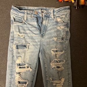 Women’s American eagle jeans size 8 barley worn (regular stretch)